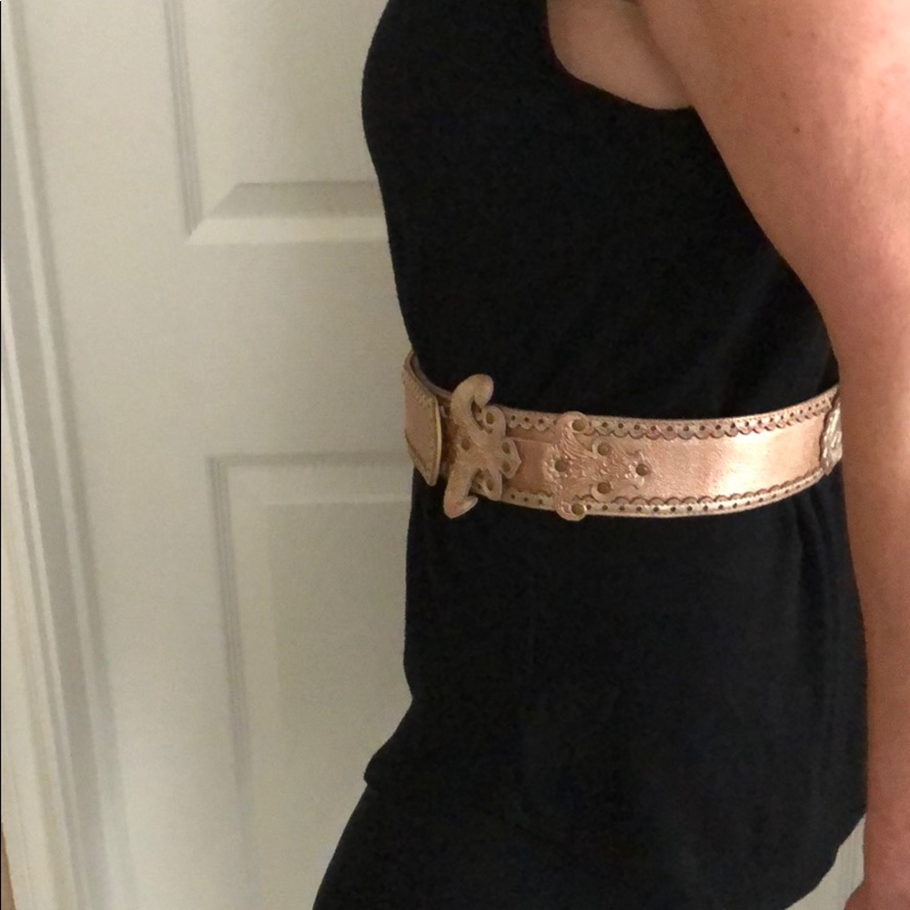 Rare Anna Sui Copper Gold Belt!